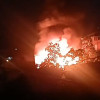 El incendio en Manizales. Foto comunidad. 