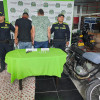 Los dos capturados intentaron esconder la droga que transportaban.