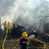 Bomberos atendió la emergencia. Fotos de los socorristas.