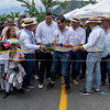 La inauguración de la obra el pasado viernes. 