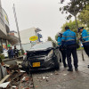 El accidente fue en la avenida Santander. 