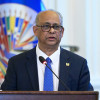 Albert Ramdin, canciller de Surinam, se convierte en el virtual secretario general de la OEA. 