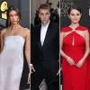 Foto | Cortesía InTouch Weekly | LA PATRIA De derecha a izquierda: Hailey Bieber, Justin Bieber y Selena Gomez.
