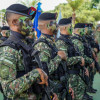 Integrantes de las Fuerzas Militares de Colombia que, según el Gobierno nacional, aportarán cerca de 80 mil uniformados para garantizar la seguridad en alrededor de 13 mil puestos de votación habilitados en todo el país en la elecciones del 2026.