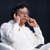 El presidente de Colombia, Gustavo Petro, este lunes en el evento 'Financing for development',