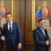 El presidente Petro se reunió con los senadores estadounidenses Bernie Moreno y Rubén Gallego.