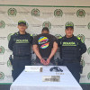 Caiuche fue capturado en La Dorada por porte ilegal de armas de fuego.