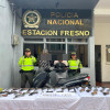 Un arsenal llevaban los detenidos.