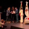 El alcalde de Manizales, Jorge Eduardo Rojas, recibe en Guadalajara (México) el premio que le da el título a la ciudad de la mejor para la vida en América Latina.