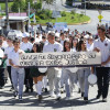 Comunidad en San Sebastián en Manizales realizó este viernes (1 de agosto) una marcha de silencio.