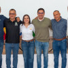 Fabio Andrés Ramírez Giraldo, alcalde de Belalcázar; Jorge Andrés Henao Castaño, alcalde de San José; Camila Palacio Arce, directora ejecutiva de Procaldas; Ómar Andrés Reina Muñoz, alcalde de Anserma, y Néstor Javier Ospina Grajales, alcalde de Viterbo.