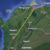 Distancia entre Manizales y Maracaibo (Venezuela), hay unos 750 km en línea recta. 