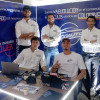 Miguel Jaramillo, Rafael González Aristizábal, Juan Martín Serna, Juan Eduardo Sánchez, Lucas Gómez. Equipo de Raggautos.