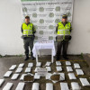 Los uniformados incautaron 16 kilogramos de marihuana creepy y 47 cartuchos para fusil.