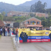 Foto I Cortesía para LA PATRIA  En la mañana de este jueves 16 de octubre del 2025 se llevó a cabo una marcha por la zona de influencia del Sena Caldas en e lsectror de Maltería en Manizales.
