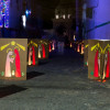 En la Noche del Fuego, Salamina se llena de faroles, decoración navideña y visitantes que acuden a este pueblo patrimonio de Caldas para disfrutar de la tradición. En la foto, la carrera 3 por el sector del cementerio.