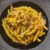 Un plato de pasta carbonara