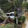 Las inundaciones ocurrieron por el desbordamiento de la quebrada La Presidenta