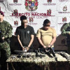 En una operación militar ofensiva, tropas del Batallón de Fuerzas Especiales Urbanas N.° 3, con apoyo del Batallón de Montaña N.° 8 de la #Brigada29, lograron la captura de dos presuntos integrantes del GAO-r Estructura Dagoberto Ramos Ortiz, entre ellos alias Pirulo, señalado como tercer cabecilla de esta estructura criminal, en el norte del #Cauca.