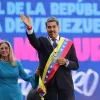 Nicolás Maduro, y la primera dama, Cilia Flores