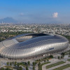 Fotografía aérea que muestra el Estadio BBVA, sede de la Copa Mundial de Fútbol 2026, este viernes, en la ciudad de Monterrey (México).