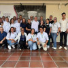 Delegaciones de otros departamentos de Colombia llegan a recorridos por la Escuela Nacional de la Calidad del Café en Chinchiná. 