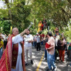 Un pueblo patrimonio de Caldas recreó la entrada triunfal de Jesús a Jerusalén: así inician la Semana Mayor.