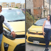 Diana Barreto, de 41 años, y Guillermo Arias, de 70, relatan sus trayectorias como taxistas en Manizales. Su profesión es su brújula. Así ha evolucionado.