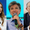 Paloma Valencia, Centro Democrático; Claudia López, movimiento Imparables, y Roy Barreras, Frente Amplio Unitario, los tres ganadores de las consultas presidenciales de este domingo en Colombia.