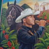 El mural de Yeison Jiménez busca dejarle a Manzanares un punto de referencia donde admirar y recordar al artista. 