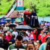 Viacrucis del Viernes Santo en Neira (Caldas).