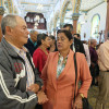 Las parejas llegaron al templo de la Inmaculada Concepción para renovar sus compromisos matrimoniales.