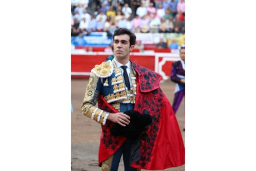 Tomás Rufo, torero español se presentó ayer en el Festival Taurino.