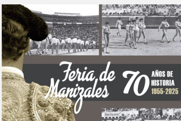 Portada del libro Feria de Manizales: 70 años de historia, 1955-2025.