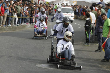 Ya está listo el programa de los carritos de balineras para la Feria de Manizales. Son cuatro etapas.