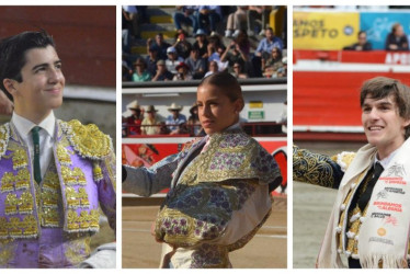 Marco Pérez, Olga Casado y Felipe Miguel Negret. 