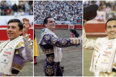 Manuel Libardo, David Galván y Juan Hernández.