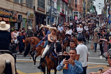 Cabalgata de la edición 69 de la Feria de Manizales. 