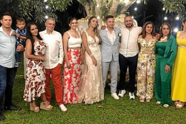 Daniela Quiceno, Diego Garzón, el niño Luis Miguel Garzón, Sandra Mahecha, Darío Quiceno, Ángela González, María Carolina Alzate, Paulo Granada, Camilo Sánchez, Luz Estela Quiceno, Esperanza Quiceno, Alexandra Quiceno y Álvaro Marín.