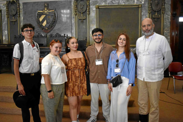 Foto | Cortesía | LA PATRIA  Juan Felipe González, Valentina Castillo, Daniela Mejía, Miguel García, Mariana Ravagli y Germán Orozco. 
