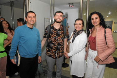 Olmedo Benjumea, Pablo Benjumea, Martha Henao y María Isabel Álvarez.