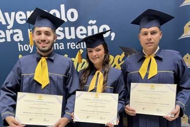Foto | Henry Giraldo | LA PATRIA Jaime Eduardo Marín, de Manizales, y María Paula Giraldo, de Manzanares (Caldas)