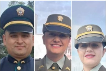 Foto | Rubén Darío López | LA PATRIA Élmer Andrés Restrepo Salazar, Norma Constanza Arias Toro y Zaida Gabriela Quiceno Quintero 