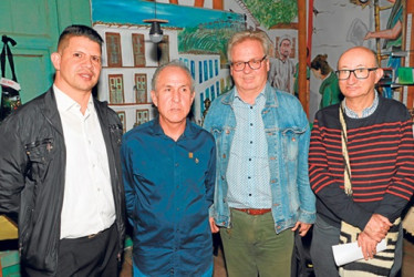 Germán Correa Campuzano, Luis Fernando Toro Ceballos, Pedro Felipe Hoyos Körbel y Arturo Gómez Naranjo.