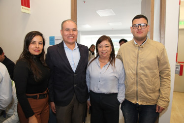 Fotos | Argemiro Idárraga | LA PATRIA Paula Rincón, Otto Rodríguez, Patricia Castro y Juan José Medina.