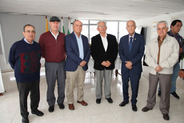 Javier Sánchez, Germán Ocampo, Albeiro Valencia Llano, José Germán Hoyos, Óscar Gaviria y Fabio Vélez.