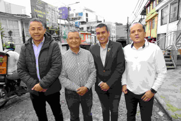 Fotos | Argemiro Idárraga | LA PATRIA  Santiago Giraldo, Carlos Humberto Orozco, Juan José Silva y Hernán González..