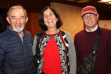 José Fernando Gutiérrez, María Cristina Ángel y Rafael Pava.