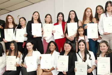 Grupo de alumnos certificados.