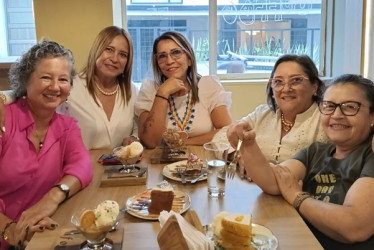 Foto | Argemiro Idárraga | LA PATRIA Beatriz Peláez,Gloria Inés Ramírez ,Darneyi Henao, Luz Amparo García y María Emilia Olarte.